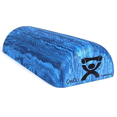 Cando, Cilindros de espuma eva extra resistentes, 34 x 16 x 7 cm, meio cilindro