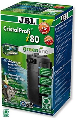 JBL CristalProf i80 greenline Energiezuinige binnenfilter voor aquaria van 60-110 l, 6097200