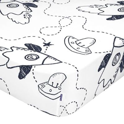 HappyFriday MR Fox Hoeslaken, meerkleurig, 90 x 200 x 32 cm