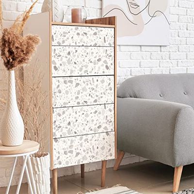 Terrazzo Lacanau - Adhesivo decorativo para pared (40 x 60 cm)
