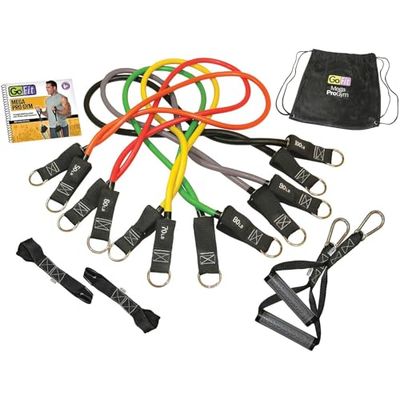 GoFit Mega Progym | Fino a 204,1 Kilogram di Resistenza Totale