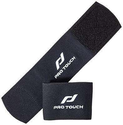 Pro Touch Scheenbeschermers en steunhouder, zwart, één maat