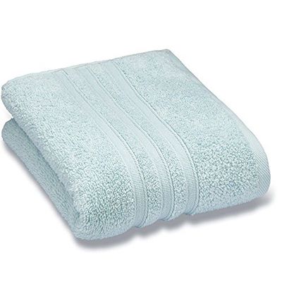 Catherine Lansfield Zero Twist Toalha de banho grande, algodão, azul pastel