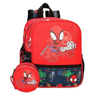 Marvel Go Spidey Nursery Backpack, red, One Size, Backpack 23
