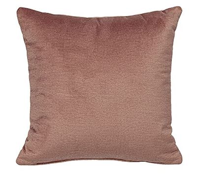 Coussin canape 40 x 40 cm, Rose - Coussin décoratif en Tissu Velours avec Rembourrage Doux - pour la Decoration Salon, Deco Chambre à Coucher, du Decoration Bureau, Deco Maison