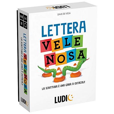 Ludic La Lettera Velenosa La Scrittura È Una Gara Ostacoli It27651 Gioco Di Società Per La Famiglia Per 2-4 Giocatori Made In Italy