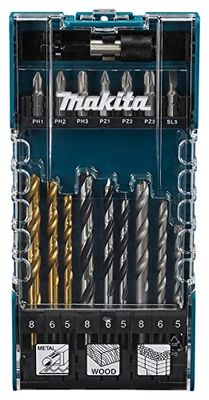 Makita D-74887 Juego de brocas y brocas de 17 piezas