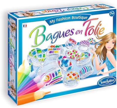 Sentosphère 3980811 - Conjunto para decorar anéis transparentes (inclui pintura para vidro)