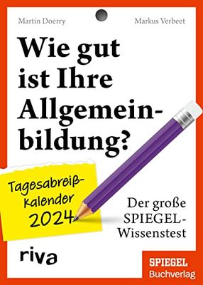How good is your general education? - Daily tear-off calendar 2024