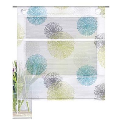 Home fashion MAGNETROLLO BAMBUSOPTIK RAWLINS, BLAU GRUNN, 130 x 60 cm