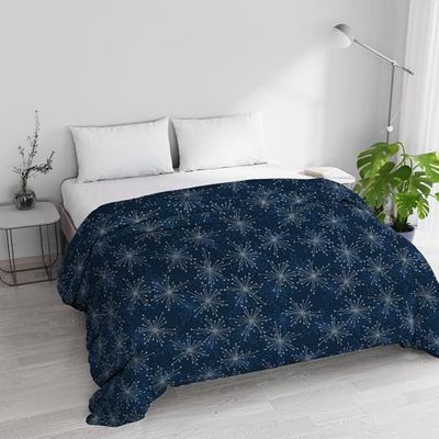 Italian Bed Linen Basic, Colcha de Invierno Acolchada, Fireworks, 250x245cm