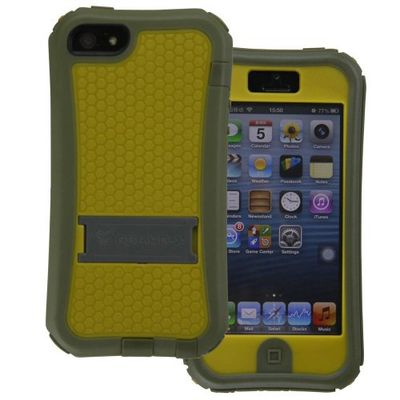 Armor-X PG-i5-AR Armor ProGear 360-deg beschermhoes met bevestigingselement, holster en riemclip voor Apple iPhone 5/5s wit/grijs
