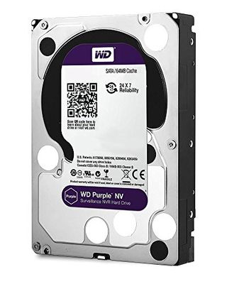 Western Digital Purple NV 8000 GB serie ATA III harde schijf (8,0 cm/3,5 inch, 8000 GB)