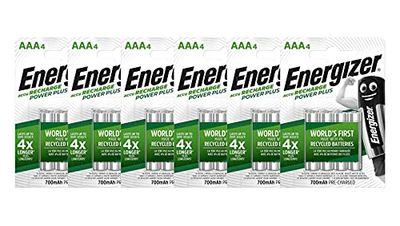 Energizer NiMH Power Plus AAA 700mAh - Blister da 4 x 6, 24 batterie