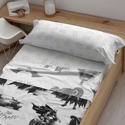 Belum Harry Potter beddengoedset, bedrukt met kussen en hoeslaken, 100% katoen, model Dark Hero, voor 90 cm breed bed