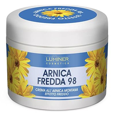 Arnica per Cavalli Uso Umano 500ml Effetto Freddo, Crema Arnica Forte e Artiglio del Diavolo per Massaggi ad Articolazioni e Muscoli, Formula Naturale ad Azione Rapida Made In Italy LUMINER