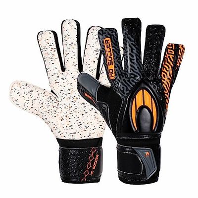 HO Soccer HG Initial Negative Black-Orange Keepershandschoenen, uniseks, kinderen, zwart/oranje