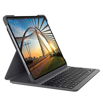 Logitech Slim Folio Pro Custodia Bluetooth con tastiera retroilluminata per iPad Pro da 11 pollici (1a, 2a, 3a e 4a generazione - 2018, 2020, 2021, 2022), Italiano ‎Qwerty - Grafite