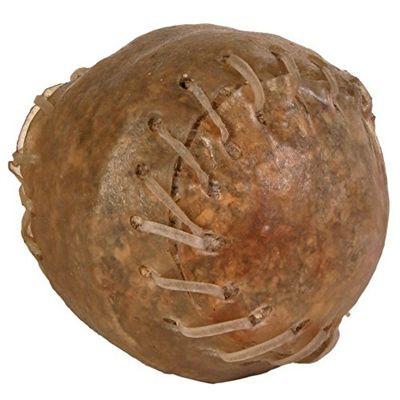 TX-2673 Chewing Ball Dried Rawhide with Munchy Filling 180g/8cm 10pcs