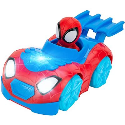 Spidey and His Amazing Friends- Spidey-Vehículo-Estilo 2, Multicolor (Jazwares, LLC SNF0124)