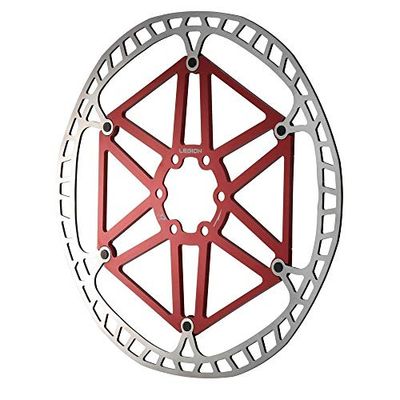 Legion Primus javelin 160 mm röd bromsskiva för cykel, vuxna, unisex, röd