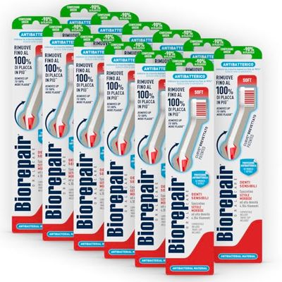 biorepair Cepillo Sensitive con cerdas Soft – Paquete de 12 unidades