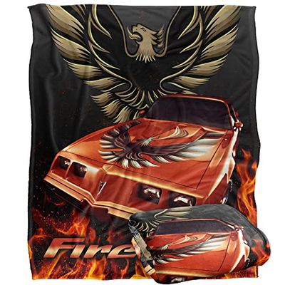 Pontiac Blanket, 152 x 127 cm Firebird Flames Silky Touch Super Soft Throw Blanket