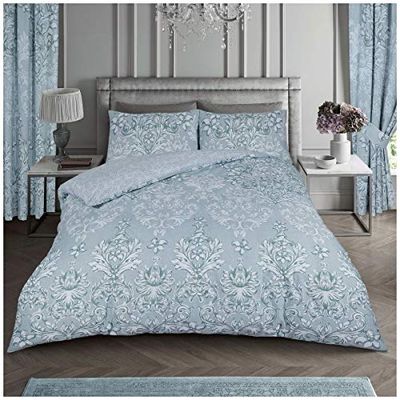 GC GAVENO CAVAILIA Antoinette Duvet Cover, Polycotton, Duck Egg, Double