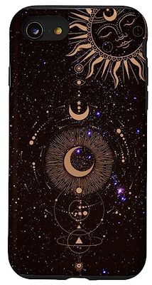 iPhone SE (2020) / 7 / 8 Sun Moon and Stars Aesthetic Celestial Case