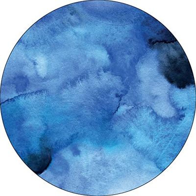 Bonateks, Ronde digitaal bedrukte muismat, antislip onderkant, voor kantoor en thuis, diameter: 22 cm