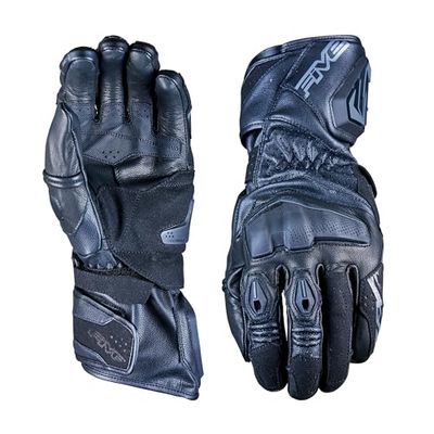 FIVE 830000 RACING Motorcycle Gloves, RFX4 EVO, Versatile Sports Gloves Road and Track, Black, S