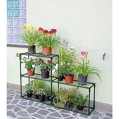 Verdemax 2529 Planken voor broeikassen voor groenten en bloemen (cm 142 x 30 x 98)