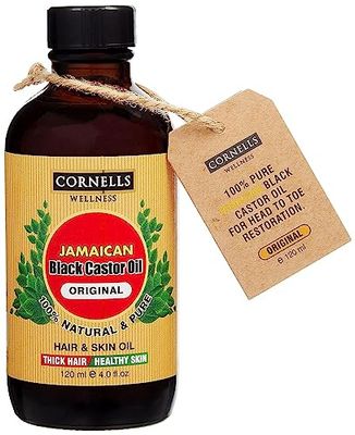 CORNELLS Original Black Castor Oil, 120ml