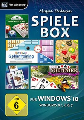 Mega Deluxe Spielebox für Windows 10 (PC). Für Windows 8/10