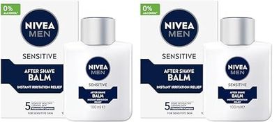 Nivea Mens Sensitive Post Shave Balm 100ML (Pack of 2)
