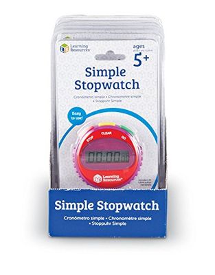 Learning Resources Prosty Stoper z MUZYKA POP Wyswietlacz 6-Kawałek Zestaw