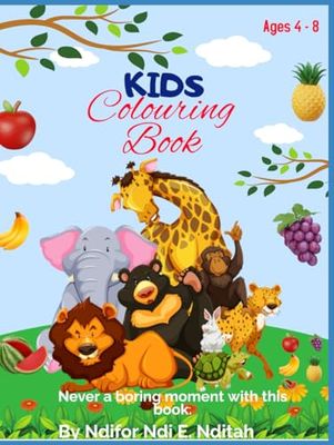 KIDS COLORING BOOK: A Journey Through Colors with Endless Fun for Little Artists