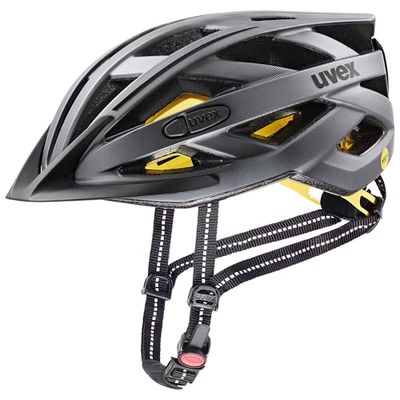 uvex city i-vo MIPS - lichte stadshelm voor dames en heren - MIPS-systeem - incl. led-licht - titan matt - 52-57 cm