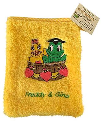 Freds Swim Academy Fred & Gina - Guantes De Lavado, Amarillo