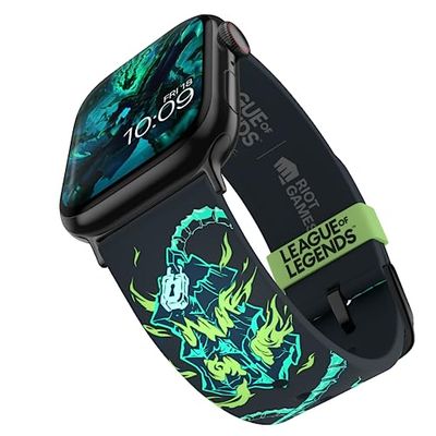 MobyFox League of Legends Smartwatch Band - Officially Licensed, Compatible with Every Size & Series of Apple Watch (watch not included) - Thresh