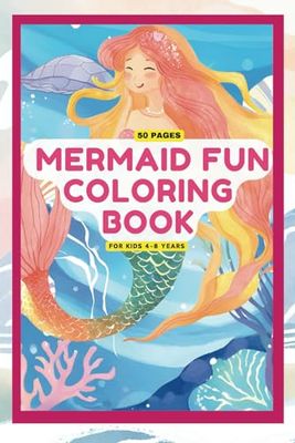 Mermaid Fun Coloring Book