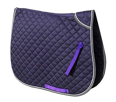 Rhinegold Tapis de Selle Double relié Violet 0, Full