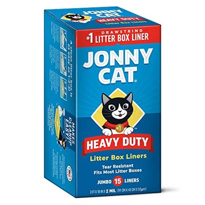 JONNY CAT Fodere per lettiera, resistenti, Jumbo, 15 pezzi