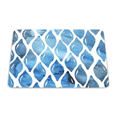 Bonamaison, Rechthoek Pop Art Digital bedrukte muismat, antislip onderkant, voor kantoor en thuis, grootte: 22x18 cm