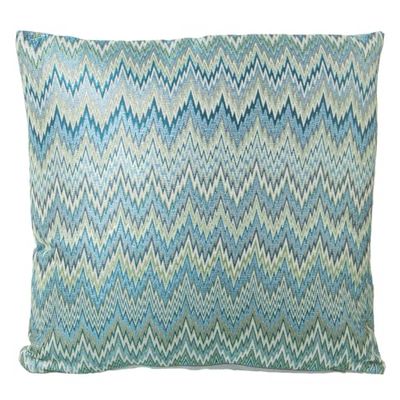 Alexandra House Living Coussin Bleu Textile 43 x 43 cm
