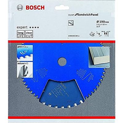 Bosch Professional Cirkelzaagblad Expert for Sandwich Panel (sandwichpanelen, 160 x 20 x 2 mm, 36 tanden, accessoire accu-cirkelzaag)
