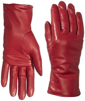 Roeckl Klassieke gekleurde handschoenen voor dames, Rood (Rood 450), 6.5 (Manufacturer size: 6.5)