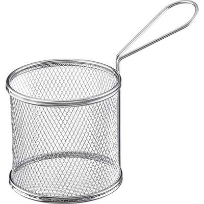 Westmark Cestino da portata frittura, Rotondo, Capacità: ø 9 x 13 cm, Acciaio inox, Tapas + Friends, Argento, 69122270