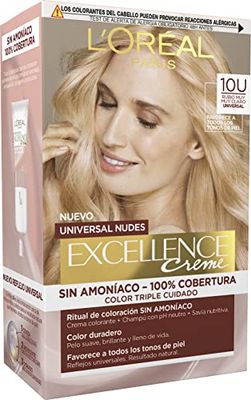 Excellence Creme Universal Nudes Tinte 10U-Lightest Blonde