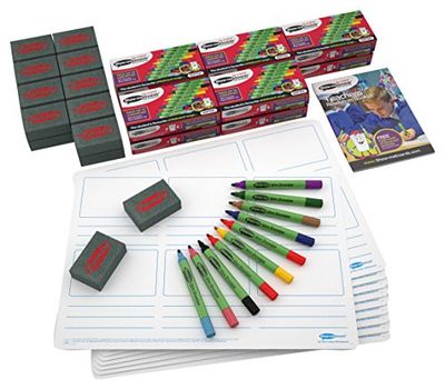 Artze Wall Art Show Me A3 Tell-A-Story Drywipe Board 152-Piece Classpack